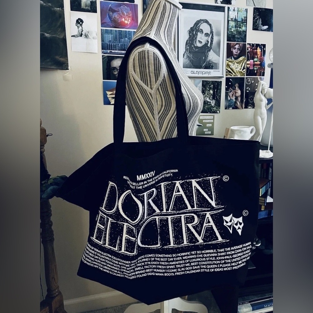 Dorian Electra Manmade Horrors Oversized Overnight Tote Bag Pride Month LGBTQ